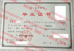 重庆医药高等专科学校毕业证样本图